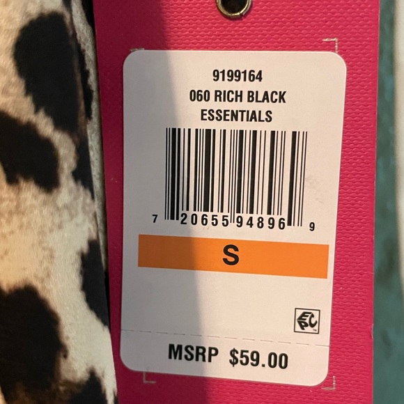 Vince Camuto Size Small NWT Sleeveless Leopard Print Sheer Top - Picture 2 of 6